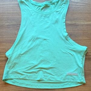 Virus Women's Lime Green Muscle Tee